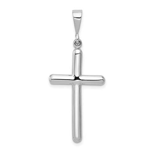 JEWEL様 14k White Gold Cross Pendant Style 95352 | Alivia + Danny | Alivia