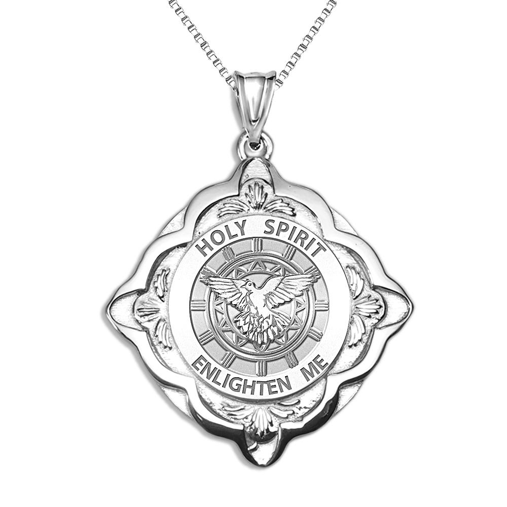 Holy Spirit Cathedral Round Religious Medal