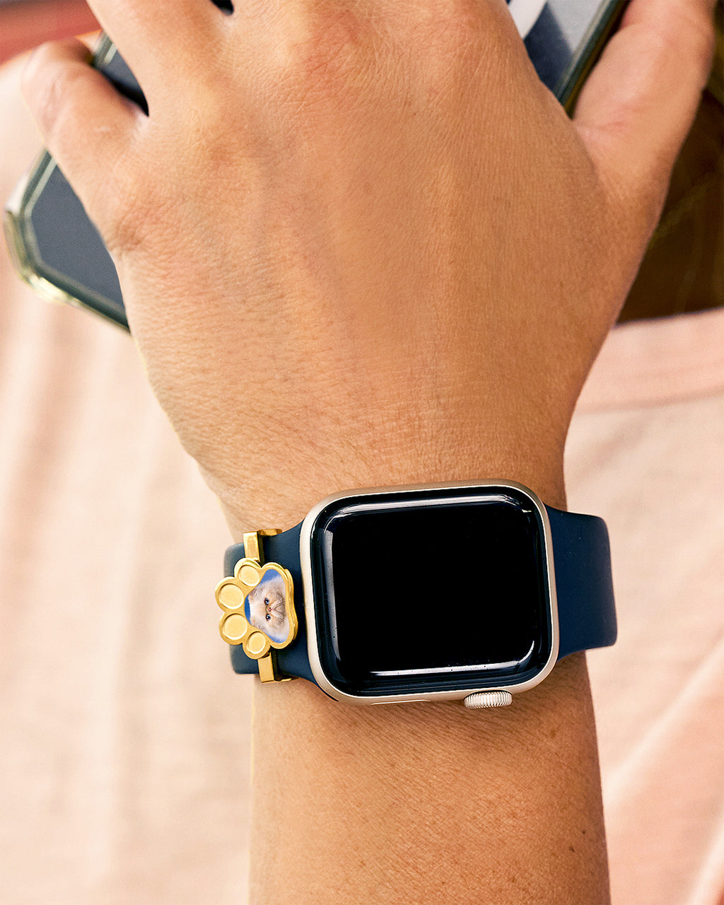 Smart Watch Photo Charm - on model