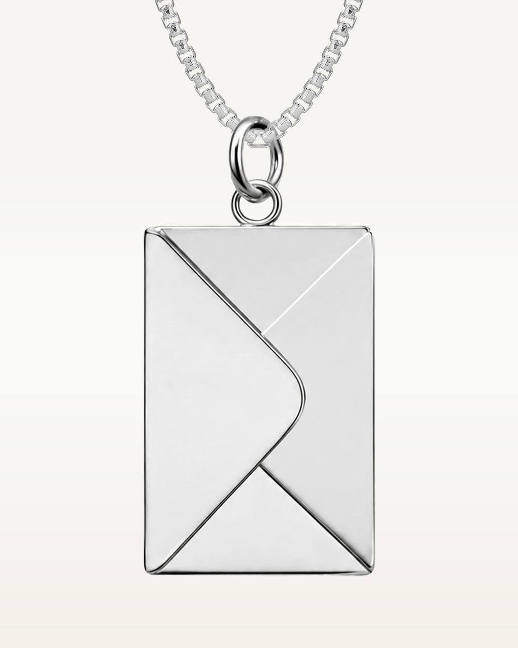 Stainless Steel Envelope Photo Locket