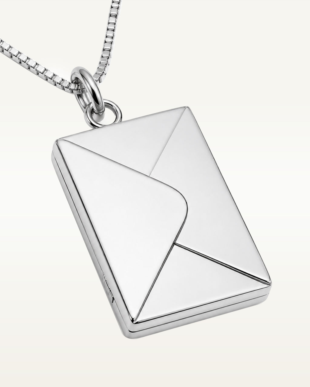 Stainless Steel Envelope Photo Locket