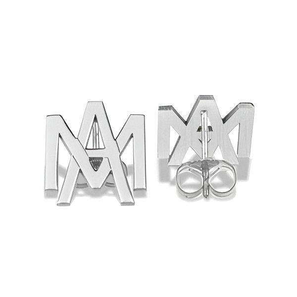 Exclusive Monogram Overlapping Initial Earrings