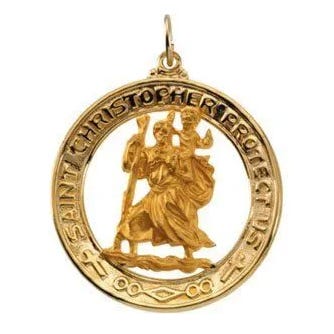 Saint Christopher Religious Medal