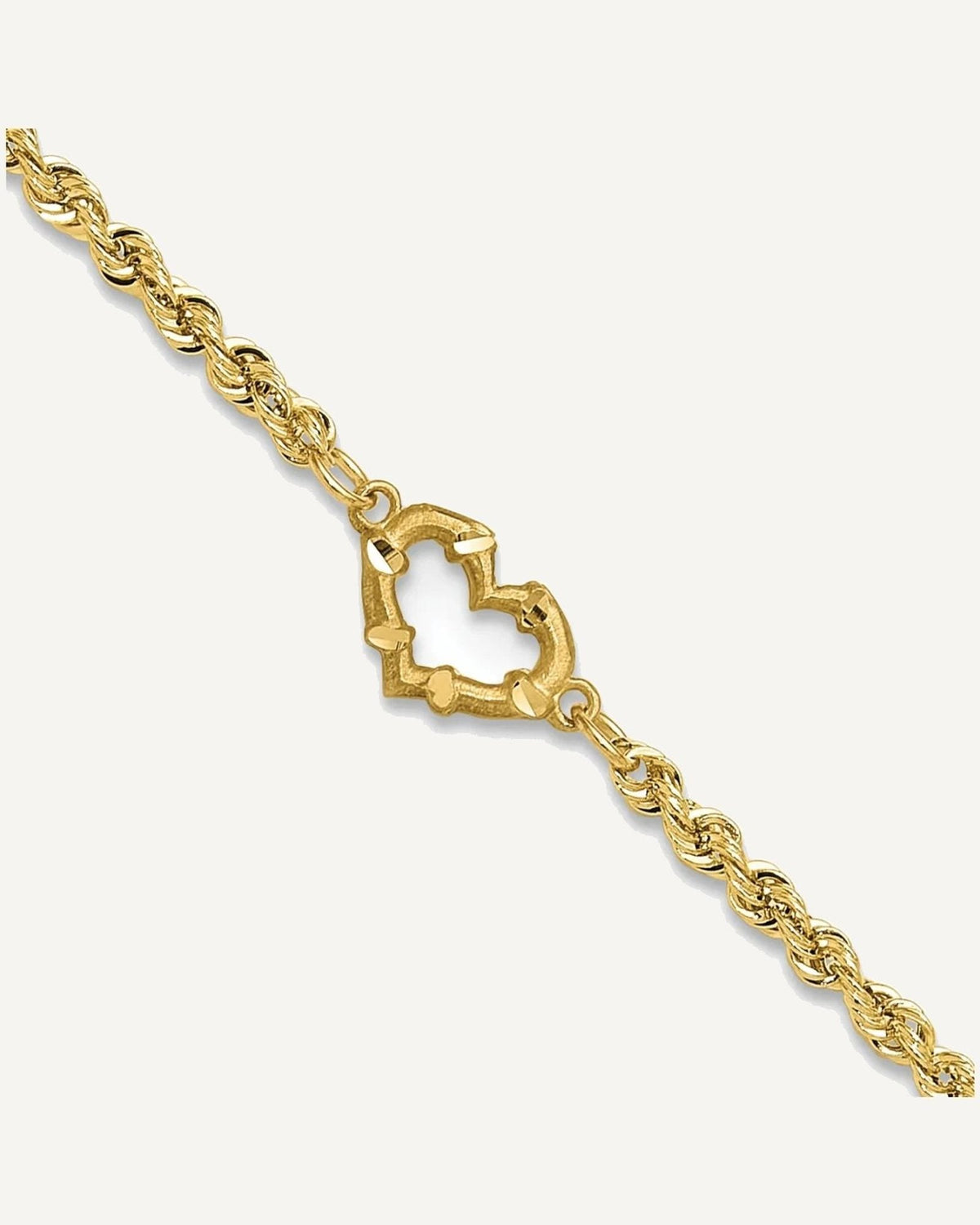 Gold Heart Anklets – View 4
