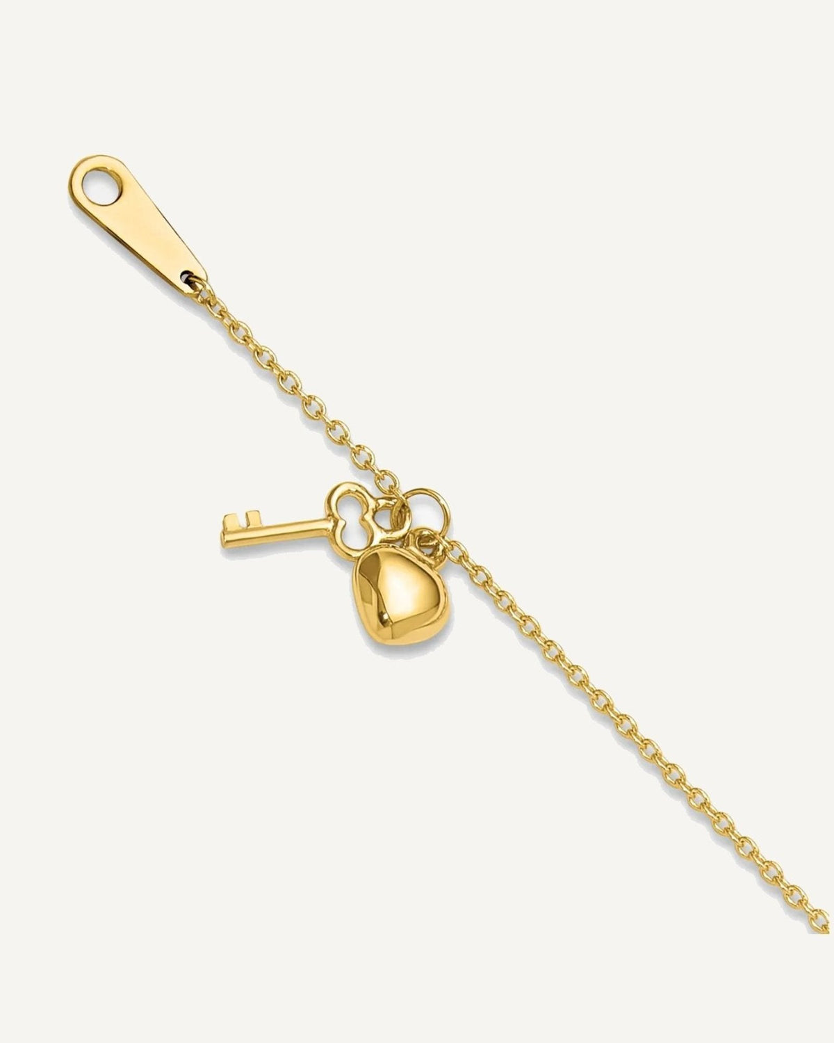 Gold Heart Anklets – View 2