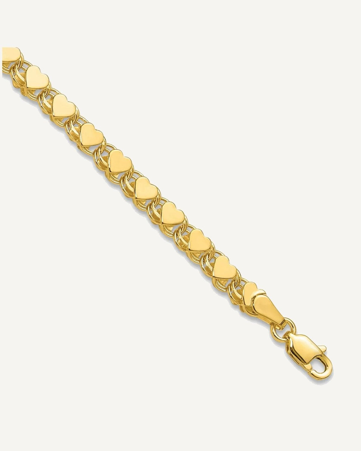 Gold Heart Anklets – View 5