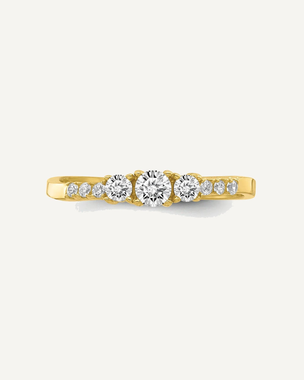 10K CZ Fancy Size 2.5 Ring – View 5