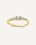 10K CZ Fancy Size 2.5 Ring – View 1