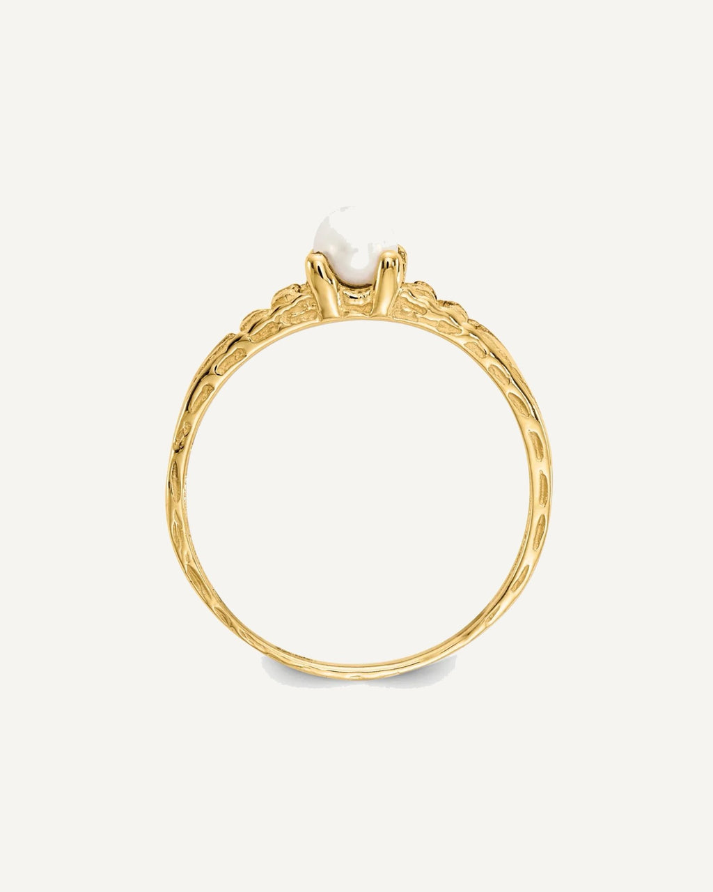 Madi K Birthstone Baby Rings — Near Round, Faceted – View 2