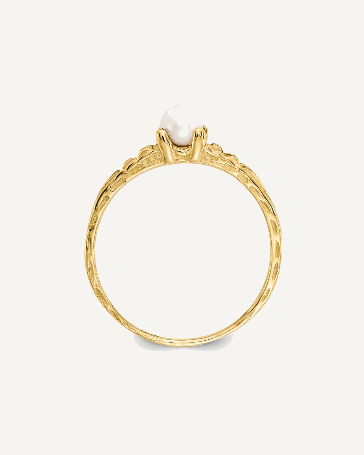 Madi K Birthstone Baby Rings — Near Round, Faceted – View 2