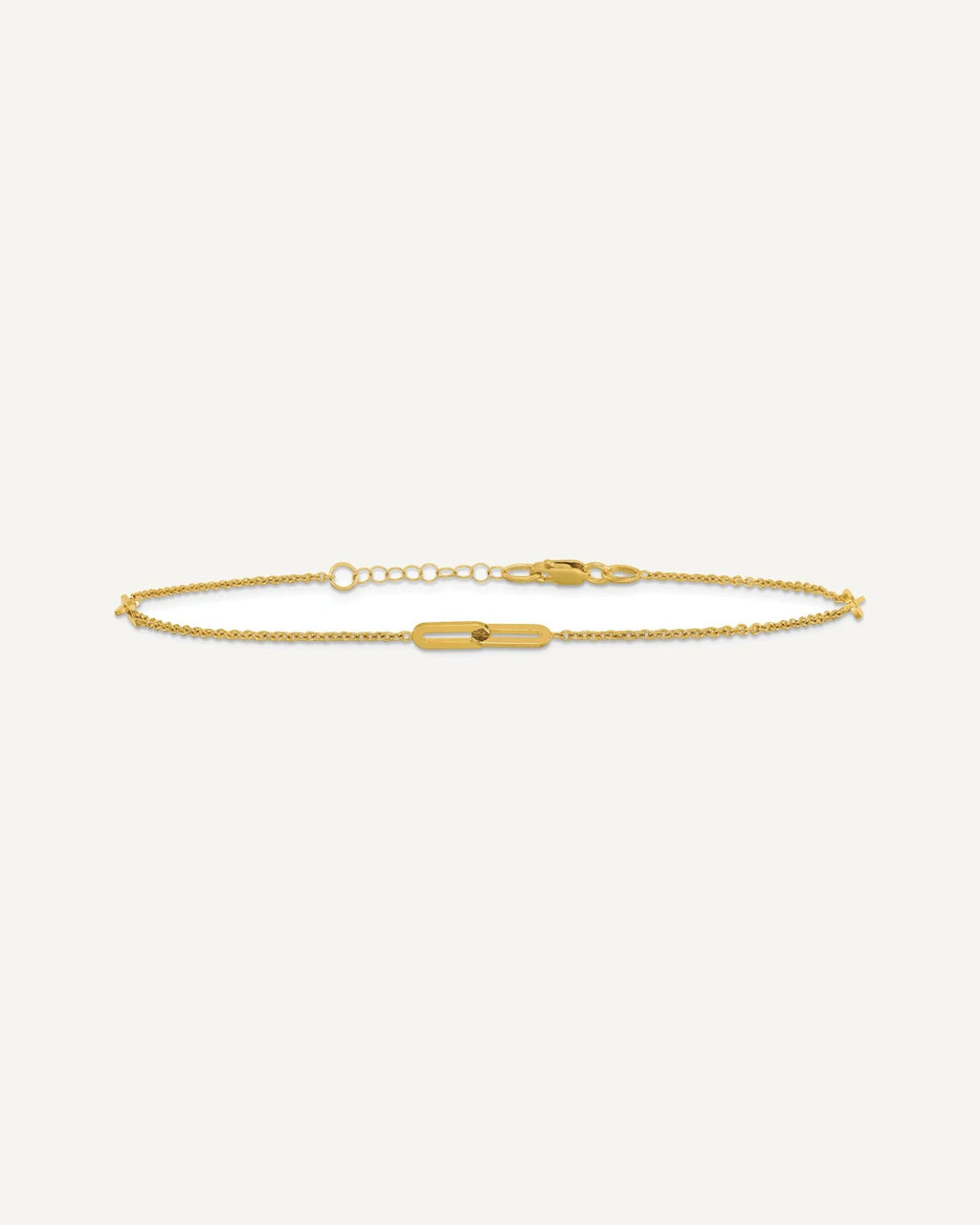 Leslie's 10K Link 3-Station 10 inch Plus 1 inch Extender - Total 11 inch Anklet – View 3