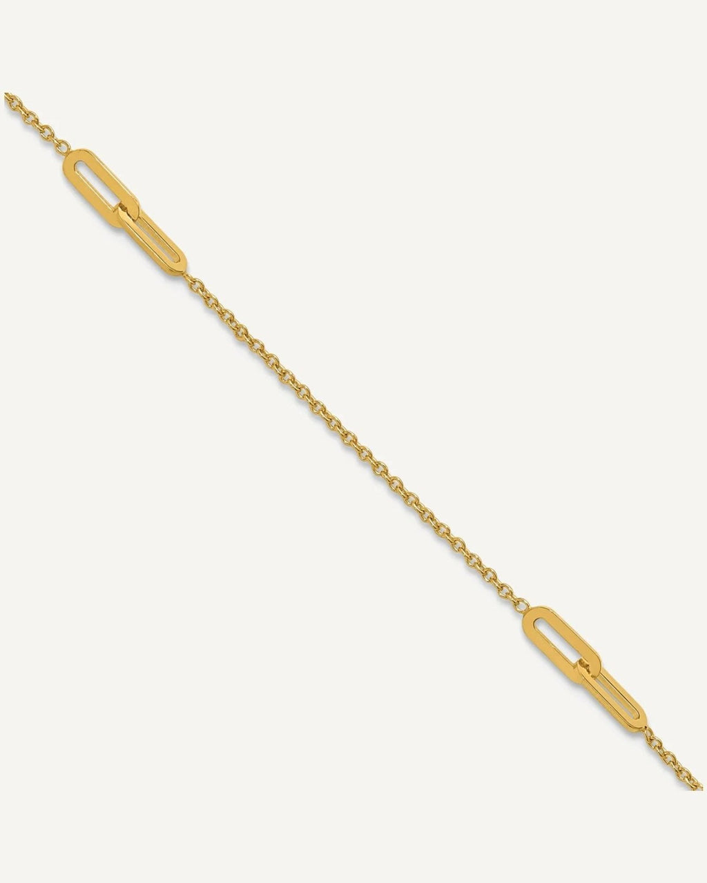 Leslie's 10K Link 3-Station 10 inch Plus 1 inch Extender - Total 11 inch Anklet – View 1