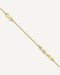 Leslie's 10K Polished Infinity 10 inch Plus 1 inch Extender - Total 11 inch Anklet – View 1