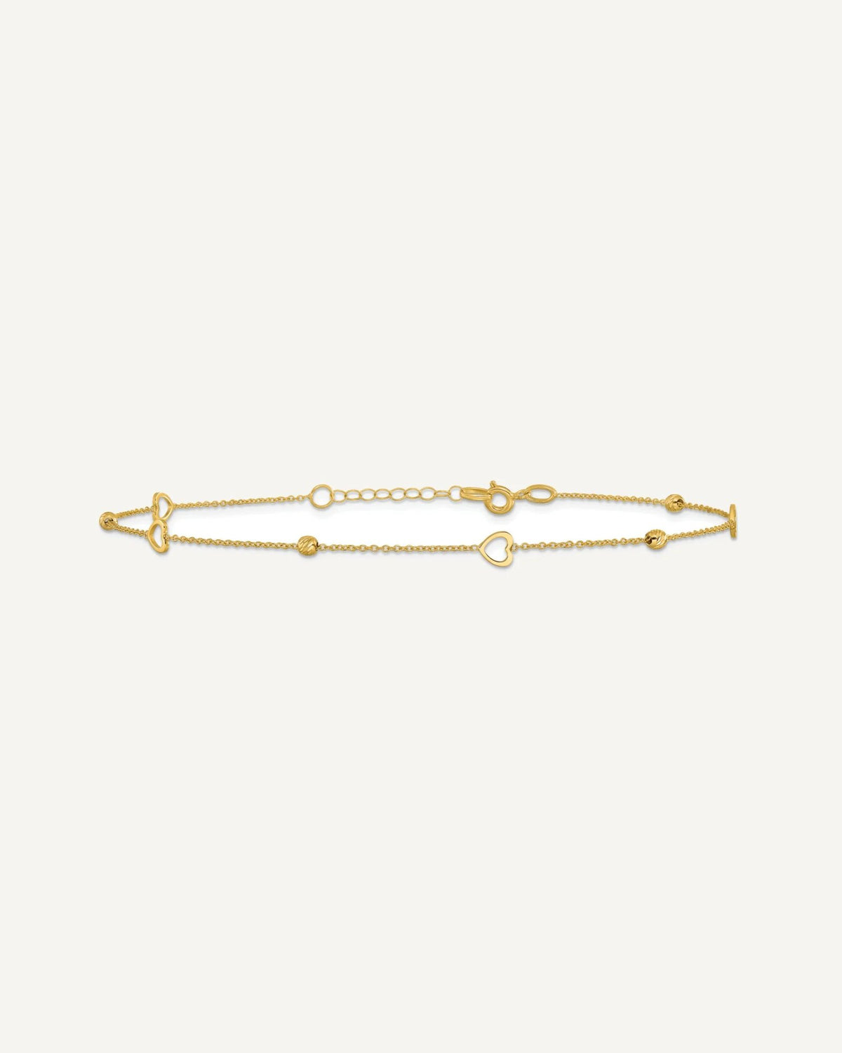 Leslie's Gold Heart Station Anklets – View 8