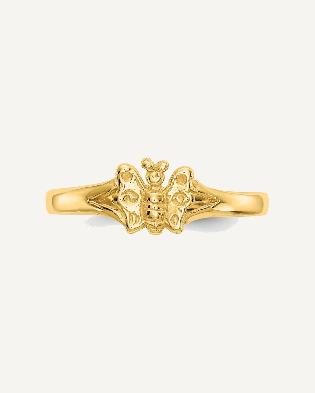 Gold Polished Children's Rings – View 11