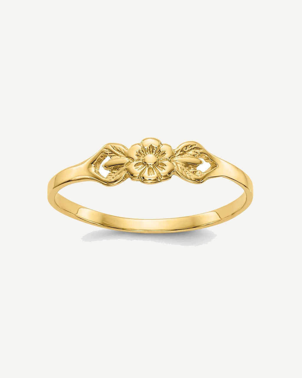 Gold Polished Children's Rings – View 7