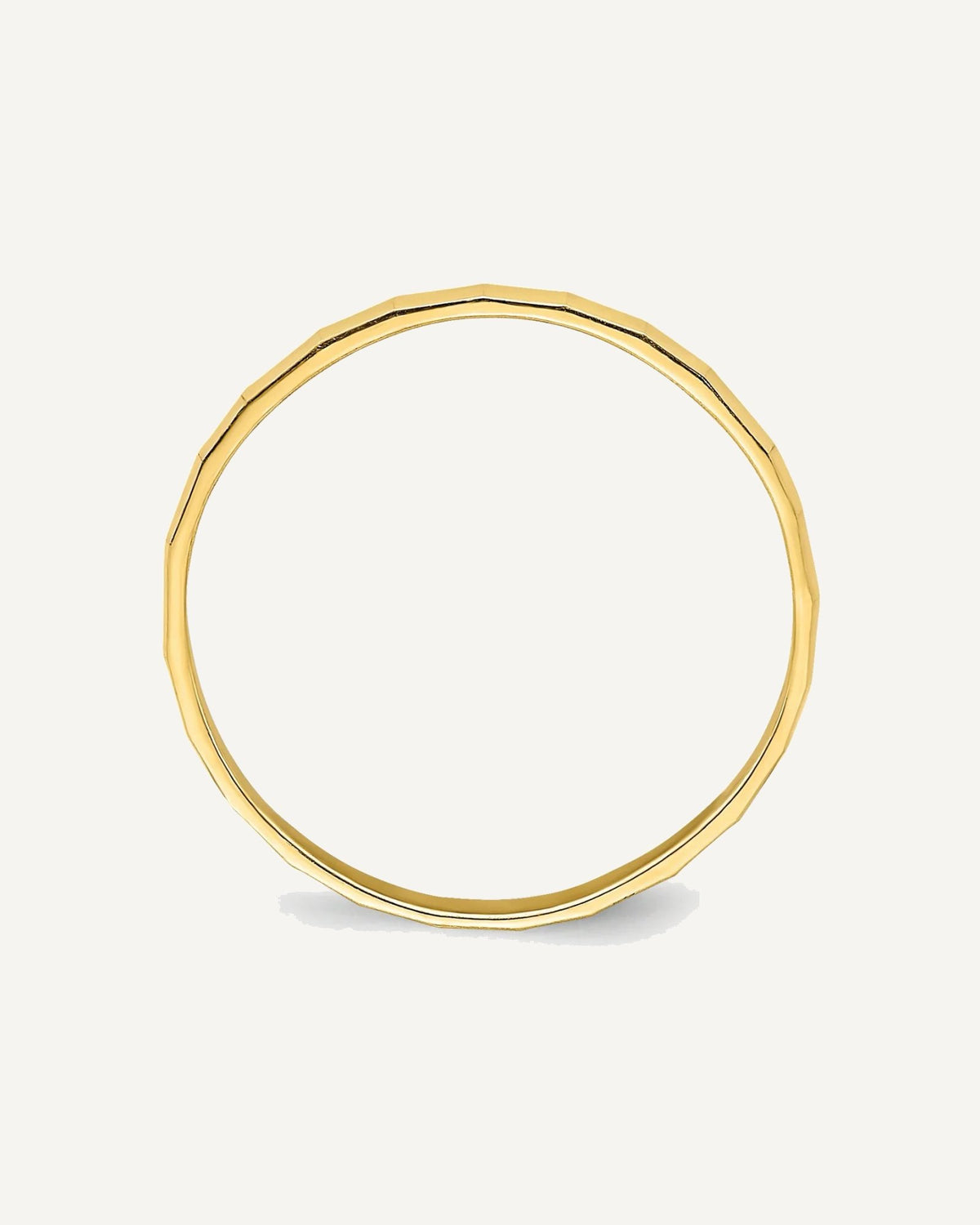 Gold Polished Childrens Rings – View 8
