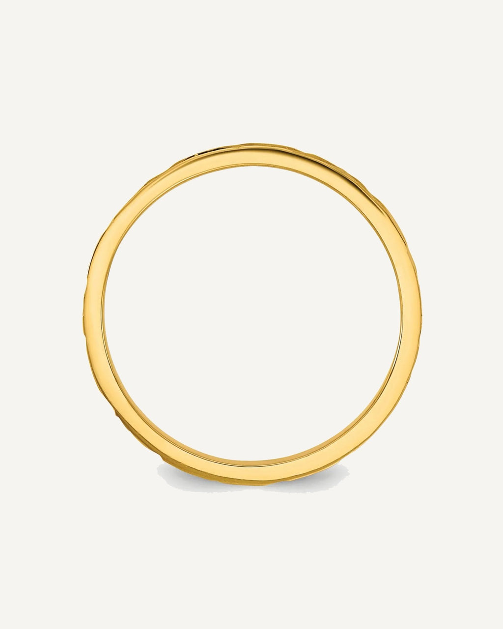Gold Childs Textured Ring – View 7