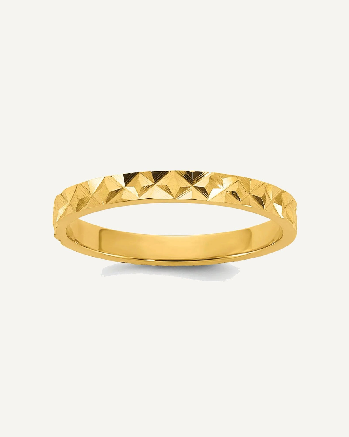 Gold Polished Children's Rings – View 5