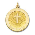 14K Gold Confirmation Religious Medal