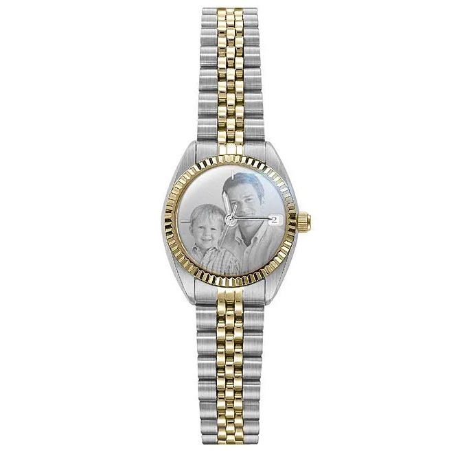Women's Custom Swiss QuartzLine Photo Laser Watch