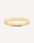 14k Yellow Gold 3mm Half Round Tapered Series Wedding Band
