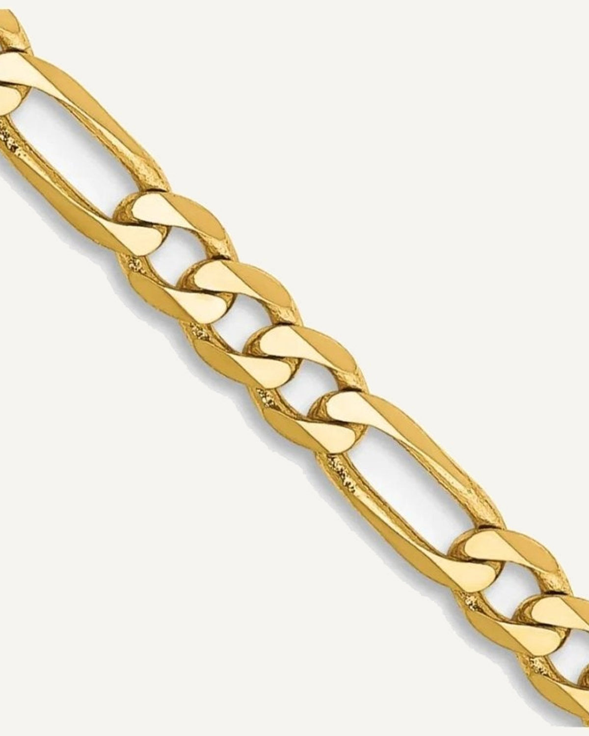 14K Yellow Gold 3.1mm Figaro Link Chain