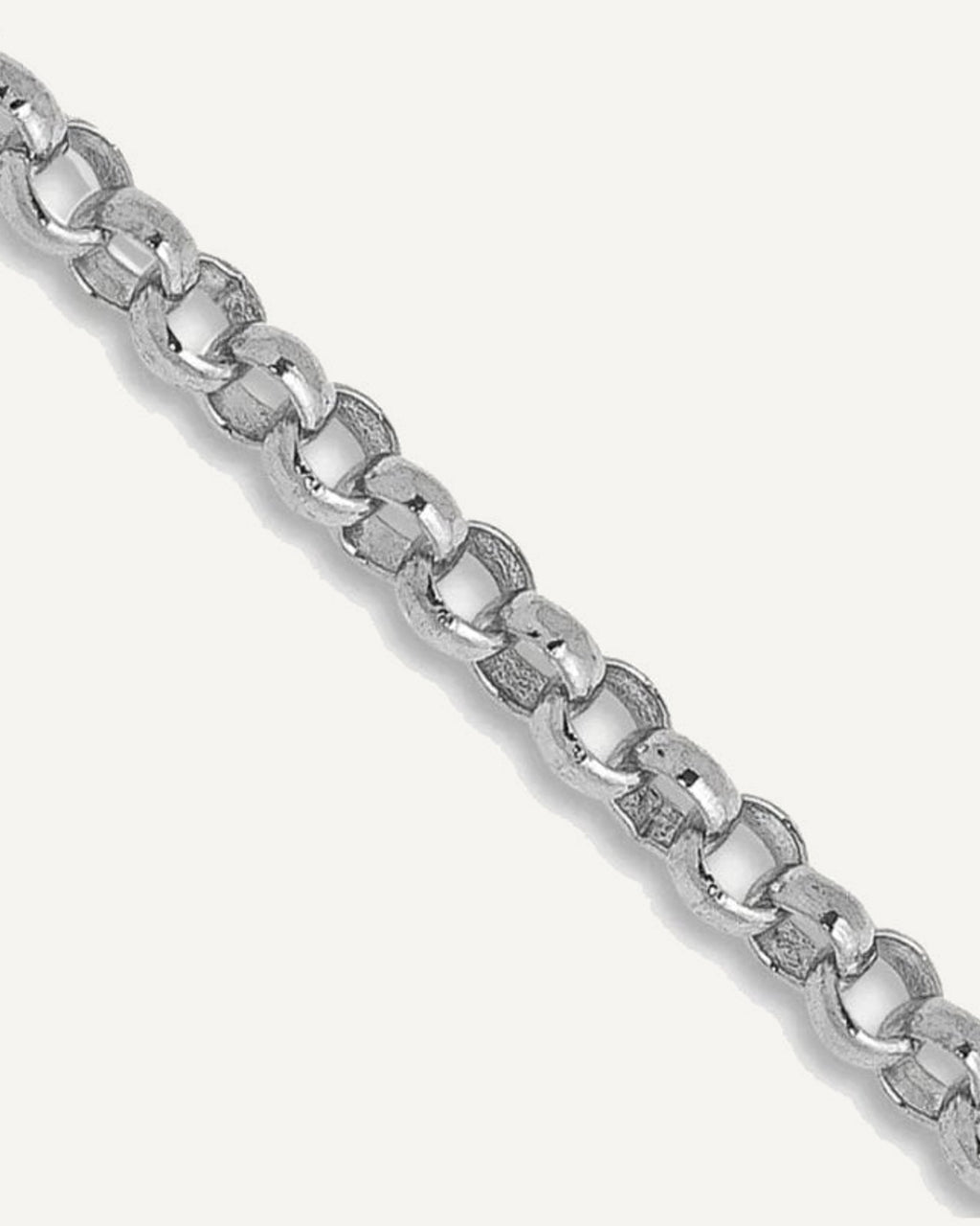 14K White Gold 1.5 mm Rolo Chain