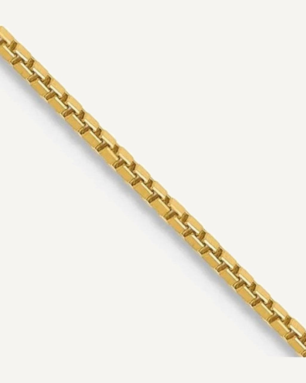 14K Yellow Gold 0.8mm Box Chain