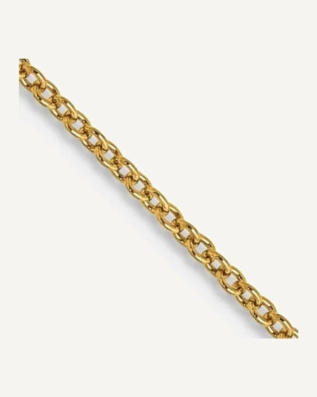 14K Yellow Gold 0.8mm Cable Link Chain