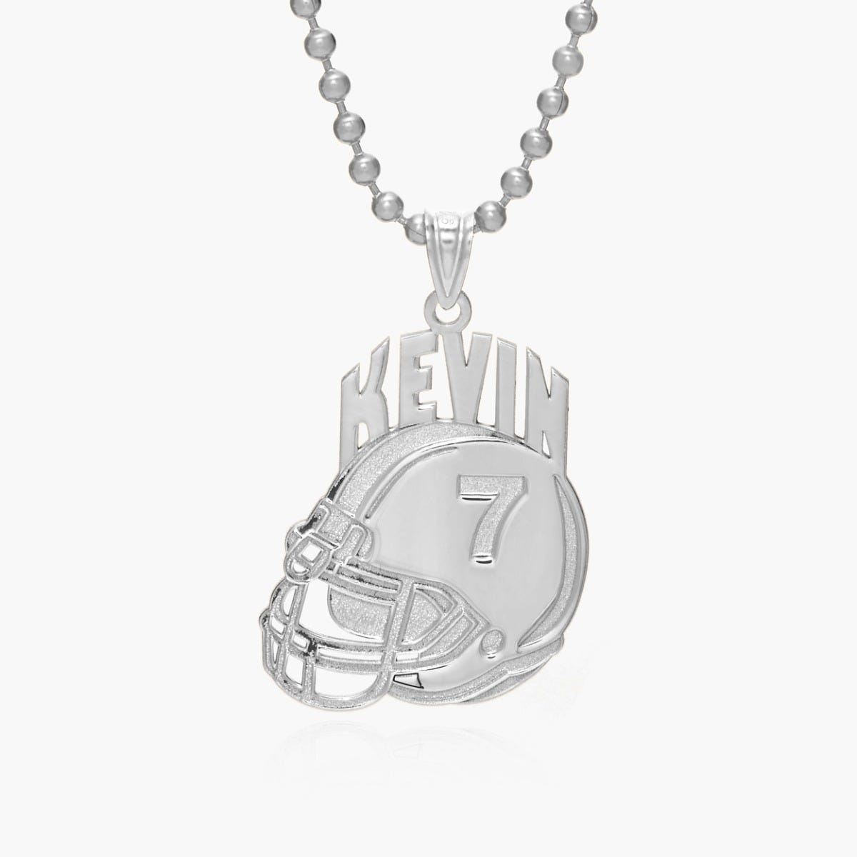 Custom Football Helmet Pendant w/ Name & Number