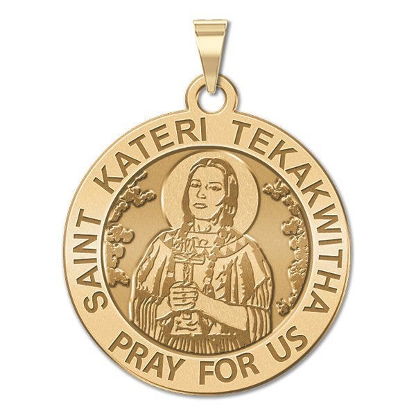 Saint Kateri Tekakwitha Religious Medal  "EXCLUSIVE"