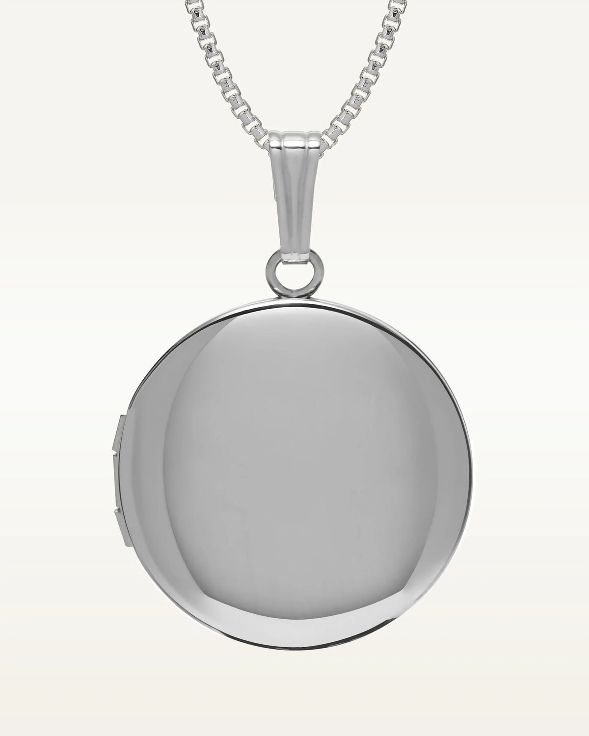Sterling Silver Round Photo Locket