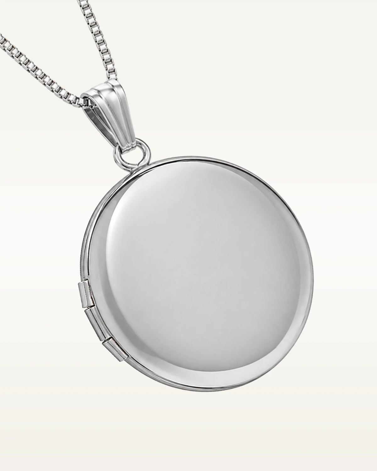 Sterling Silver Round Photo Locket
