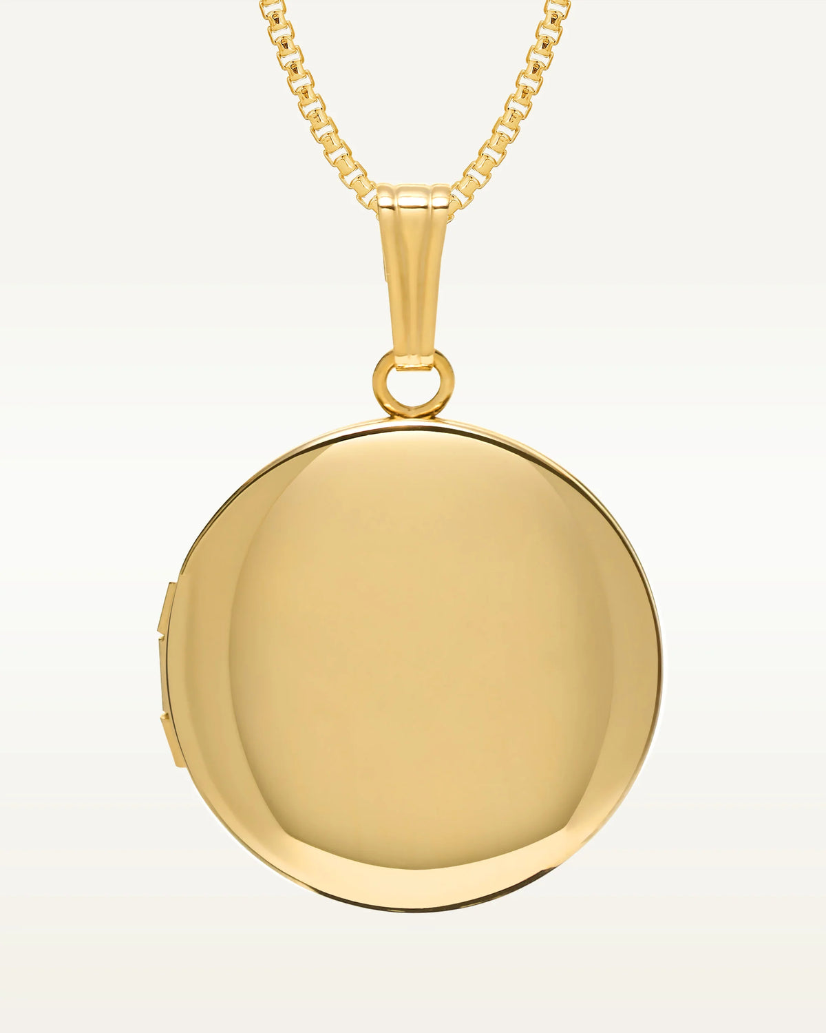 14K Gold Filled Round Photo Locket
