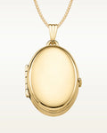 14k Gold Filled Oval 4 Photo Locket