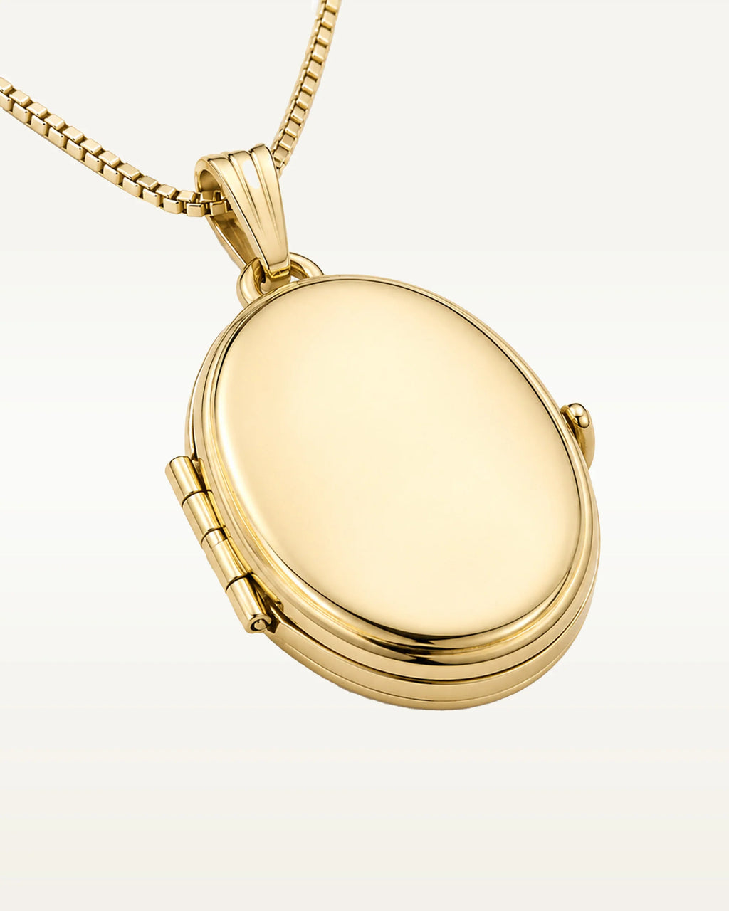14k Gold Filled Oval 4 Photo Locket