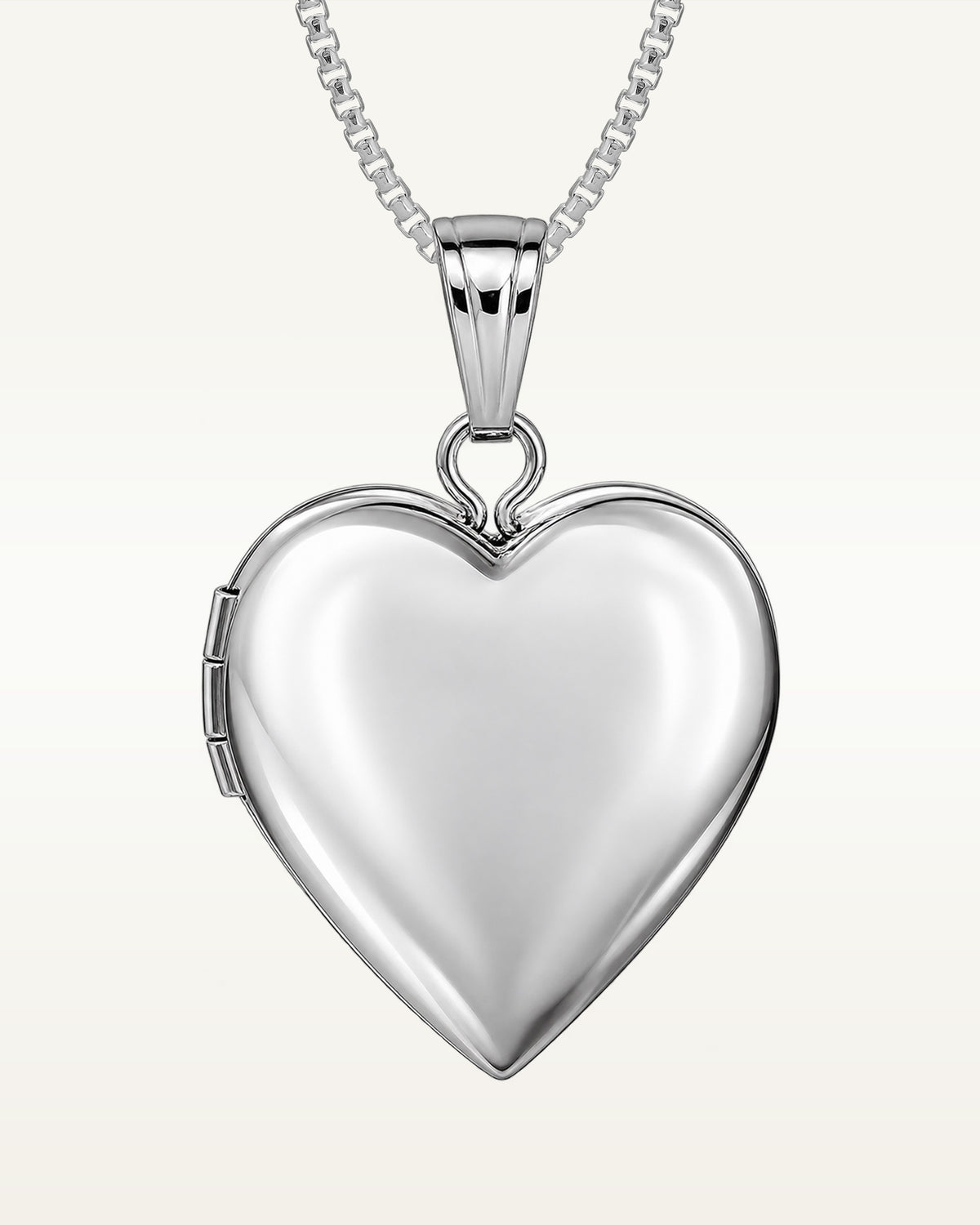 Sterling Silver Small Heart Photo Locket