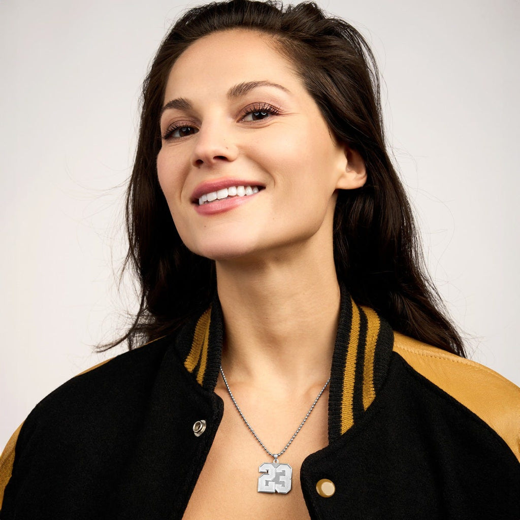 Sports Number Pendant Charm or Necklace