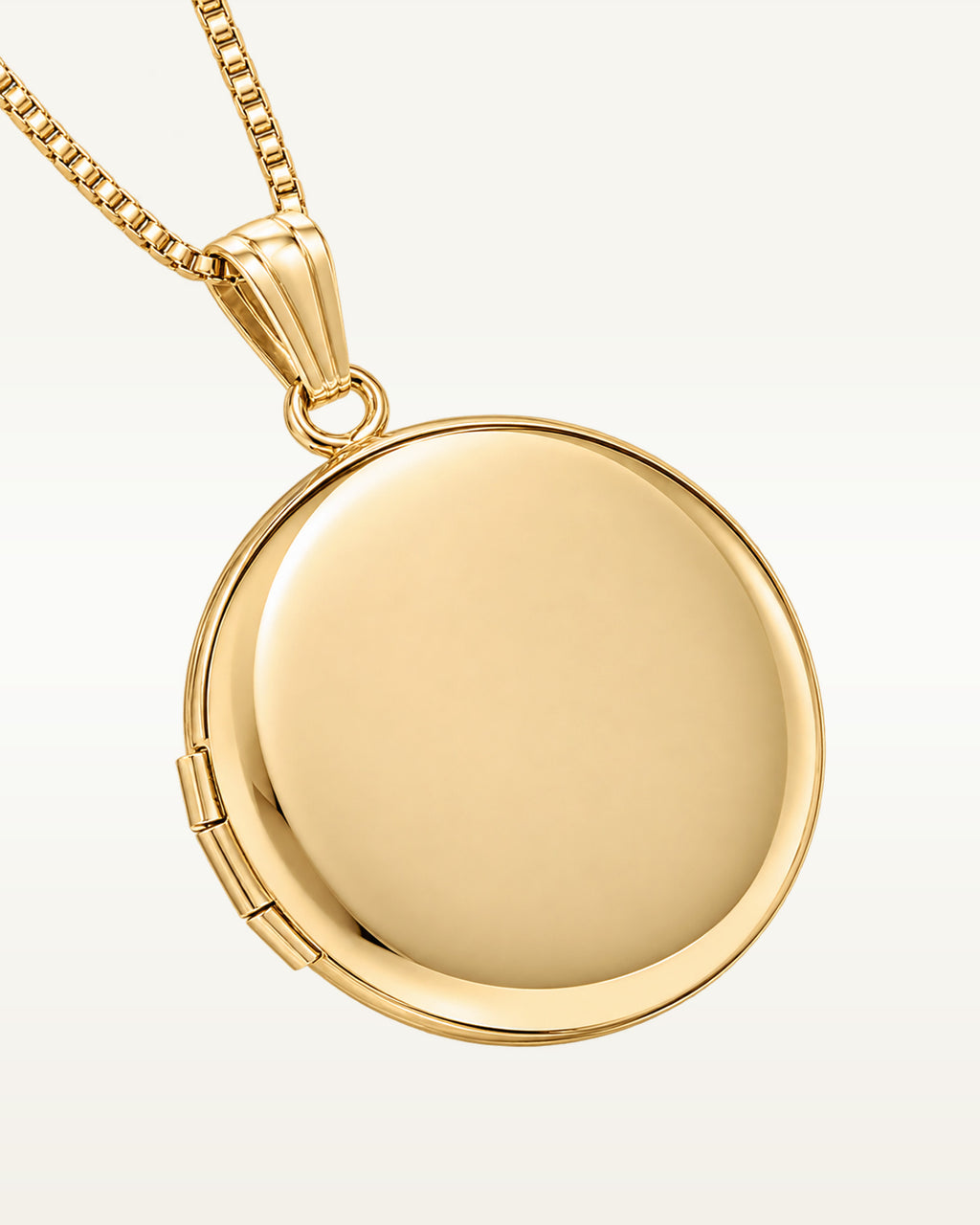 Build Your Own 14K Gold 2-Picture Round Locket