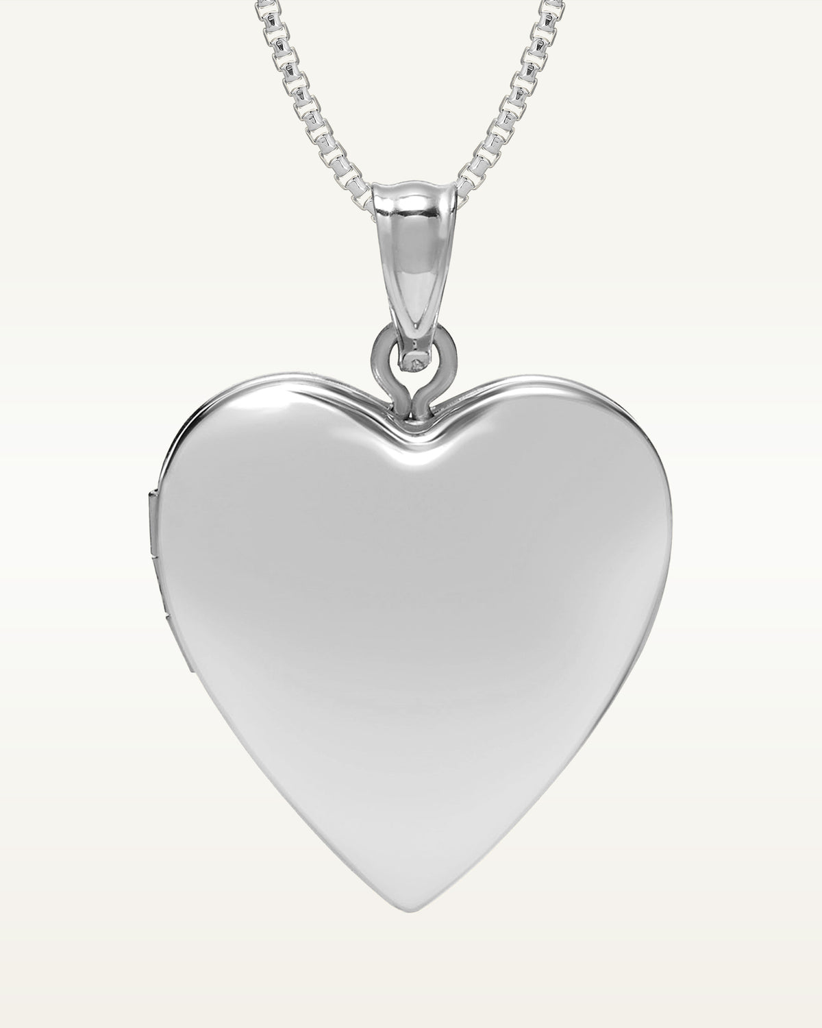 Build Your Own Silver 2-Picture Heart Locket