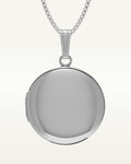 Build Your Own Sterling Silver 2-Picture Round Locket