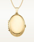 Build Your Own 14K Gold 4-Picture Oval Locket