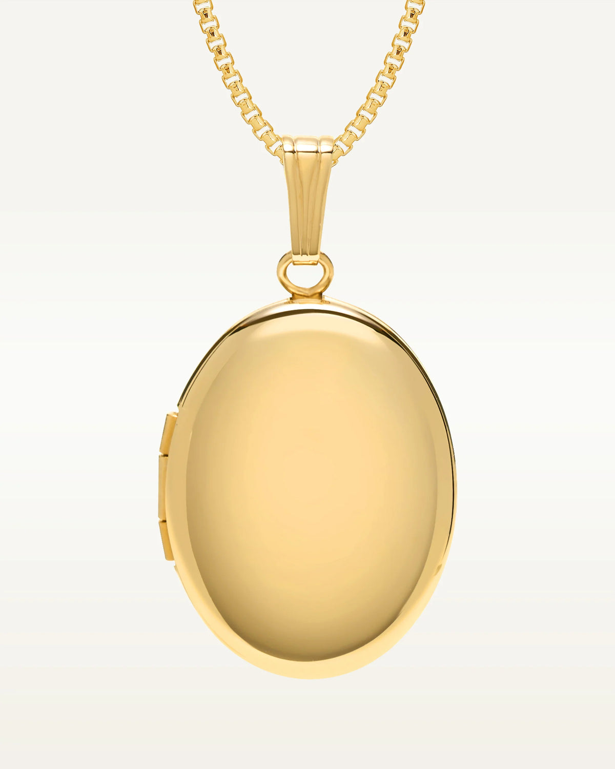 Build Your Own 14K Gold 2-Picture Oval Locket