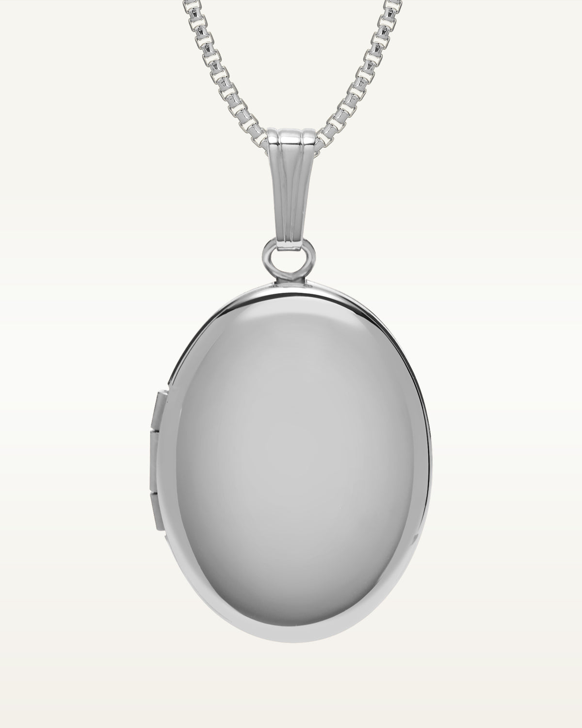 Build Your Own Silver 2-Picture Oval Locket