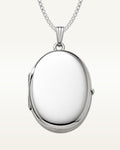 Build Your Own Sterling Silver 4 or Four Picture Oval Locket
