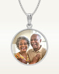 Round with Border Photo Pendant Picture Charm