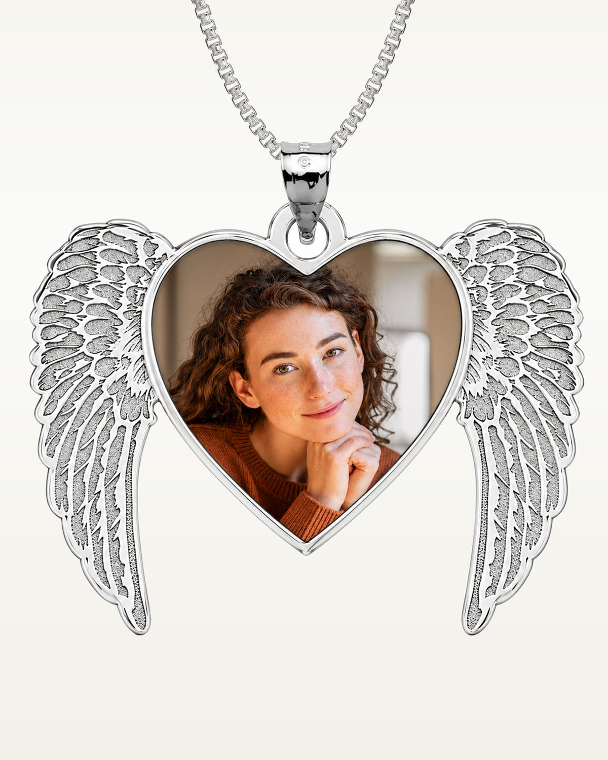 Angel Heart Picture Pendant