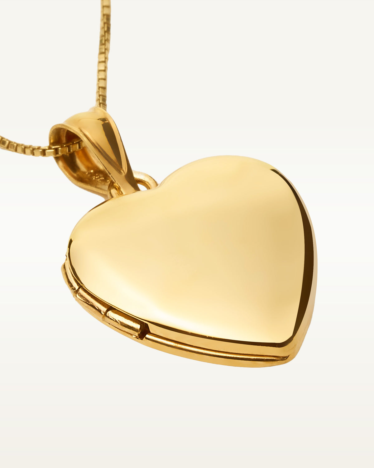 14k Gold Filled Small Heart Photo Locket - 2/3 inch x 2/3 inch