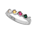 Mother's Ring with Four Birthstones